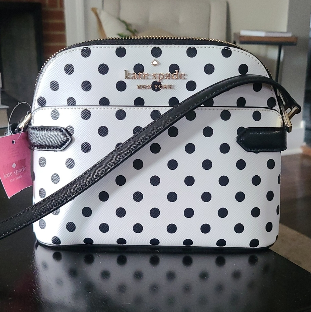 Kate Spade Polka Dot Dome Crossbody